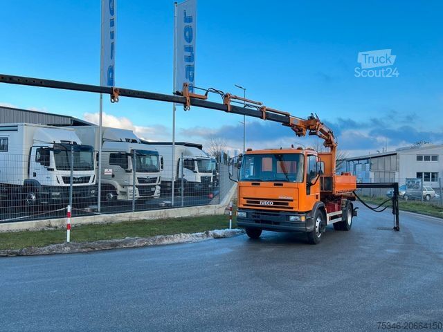 Speciální nákladní automobil IVECO ML 120E18 Abrollkipper/Kran-Mulde/Funk/Seilwinde