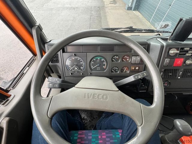 Speciallastbil IVECO ML 120E18 Abrollkipper/Kran-Mulde/Funk/Seilwinde