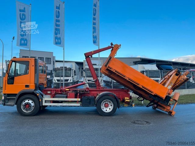 Hákový nosič kontejnerů IVECO ML 120E18 Abrollkipper/Kran-Mulde/Funk/Seilwinde