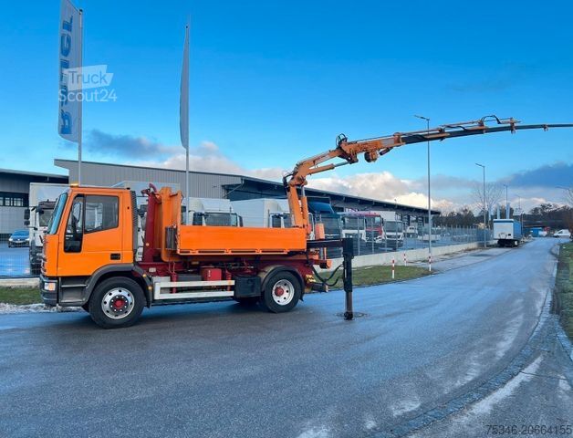 Hákový nosič kontejnerů IVECO ML 120E18 Abrollkipper/Kran-Mulde/Funk/Seilwinde