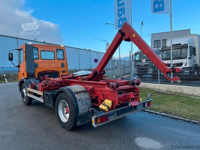 Lastbilsmonterad kran IVECO ML 120E18 Abrollkipper/Kran-Mulde/Funk/Seilwinde