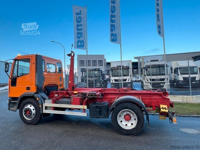 Lastbilsmonterad kran IVECO ML 120E18 Abrollkipper/Kran-Mulde/Funk/Seilwinde