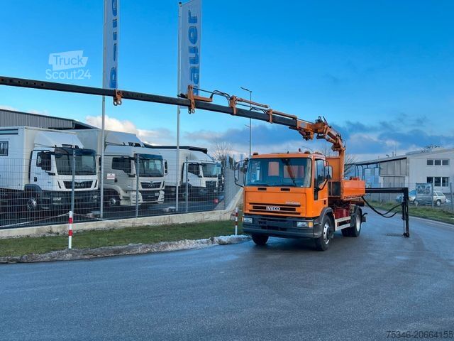 Lastbilsmonterad kran IVECO ML 120E18 Abrollkipper/Kran-Mulde/Funk/Seilwinde