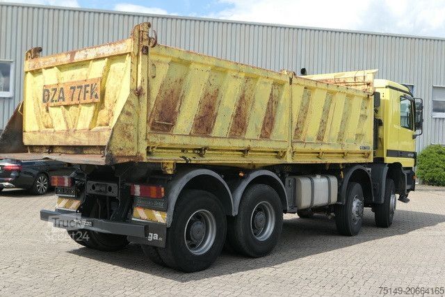 Třístranný sklápěč MERCEDES-BENZ 4140 AK Actros 8x8, Allrad, Meiler, 17 m³