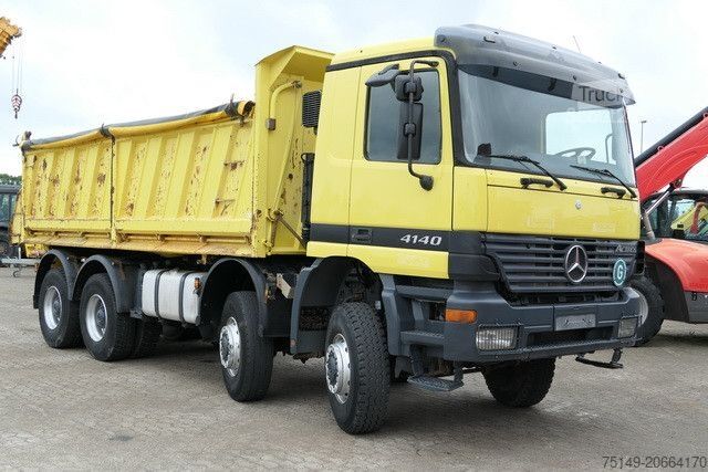 Třístranný sklápěč MERCEDES-BENZ 4140 AK Actros 8x8, Meiler, Allrad, 4x am Lager