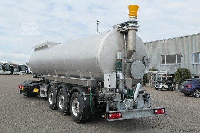 Tanksemitrailer alga, Gülle, Edelstahl, 35,5m³,Vogelsang,Gelenkt