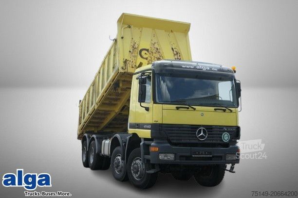 Pašizgāzējs kravas automašīna MERCEDES-BENZ 4140 AK Actros 8x8, Allrad, Meiler, 17 m³