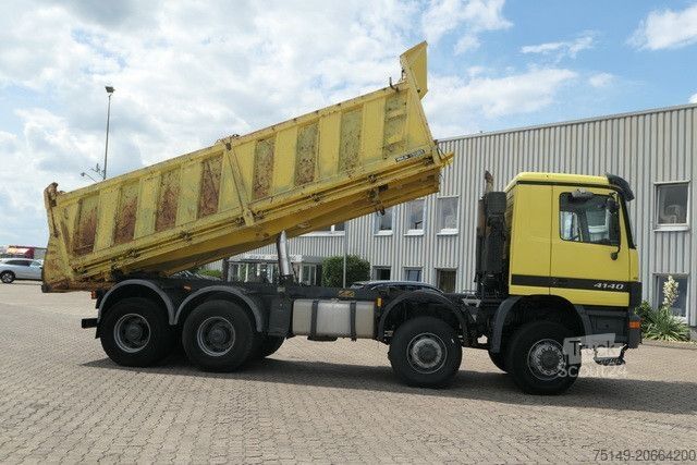 Pašizgāzējs kravas automašīna MERCEDES-BENZ 4140 AK Actros 8x8, Allrad, Meiler, 17 m³