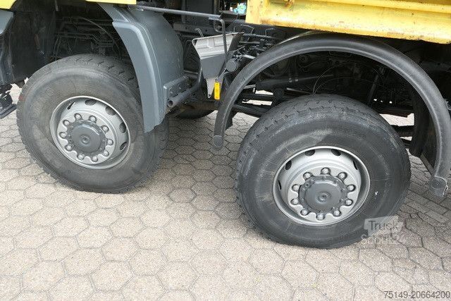 Pašizgāzējs kravas automašīna MERCEDES-BENZ 4140 AK Actros 8x8, Allrad, Meiler, 17 m³