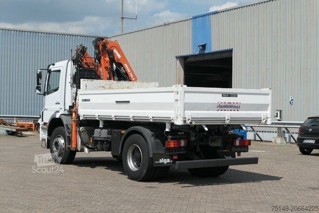 Pašizgāzējs kravas automašīna MERCEDES-BENZ 1829 K Axor, Atlas 116.3-A2L, AHK, Greifer,Klima