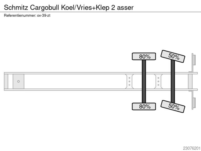 Schmitz Cargobull Koel/Vries+Klep 2 asser Schmitz Cargobull Koel/Vries+Klep 2 asser
