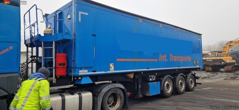 Kipper Auflieger  H&W 55 cbm kippmulde | Liftachse