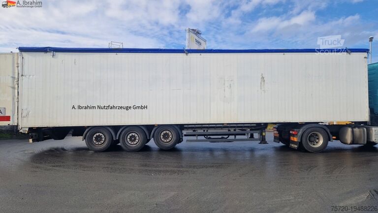 Auflieger mit Walkingfloor Schmitz SW 24 Schubboden, Liftachse,Ersatzradhalterung Kabelfernbedienung, Trichter