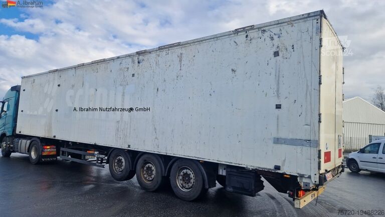 Auflieger mit Walkingfloor Schmitz SW 24 Schubboden, Liftachse,Ersatzradhalterung Kabelfernbedienung, Trichter