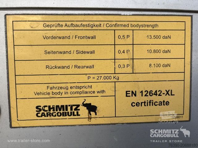 Avoin puoliperävaunu pressulla Schmitz Cargobull Semitrailer Curtainsider Standard