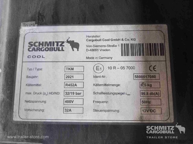 Semi-remorque frigorifique Schmitz Cargobull Tiefkühler Standard Doppelstock Trennwand