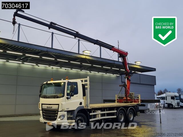 Ladepritsche DAF CF 370 6X4 NL-Truck HMF1820-K4 Crane Manual Ste...