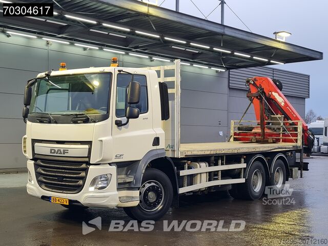 Ladepritsche DAF CF 370 6X4 NL-Truck HMF1820-K4 Crane Manual Ste...