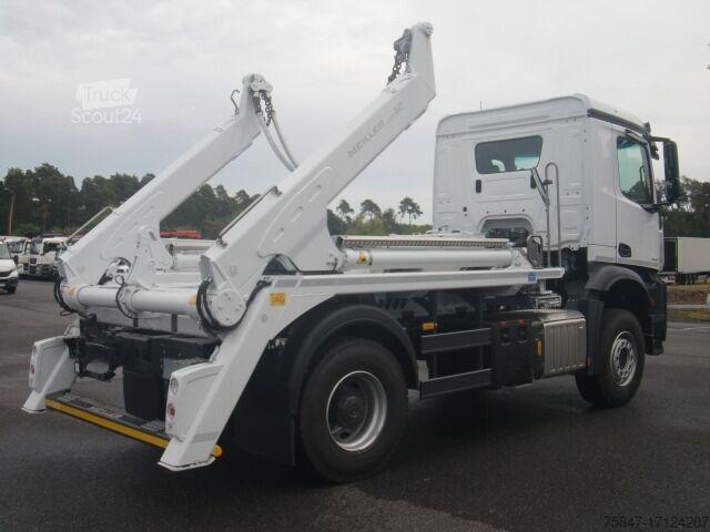 Camion à benne amovible Mercedes-Benz Arocs 1848 K Meiller AK 12-MT