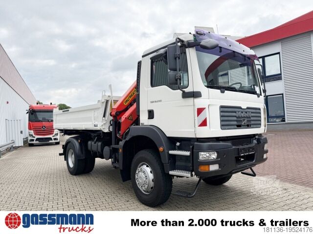 Саміоскид MAN TGM 18.240 4x4 BB mit Kran Palfinger PK9501