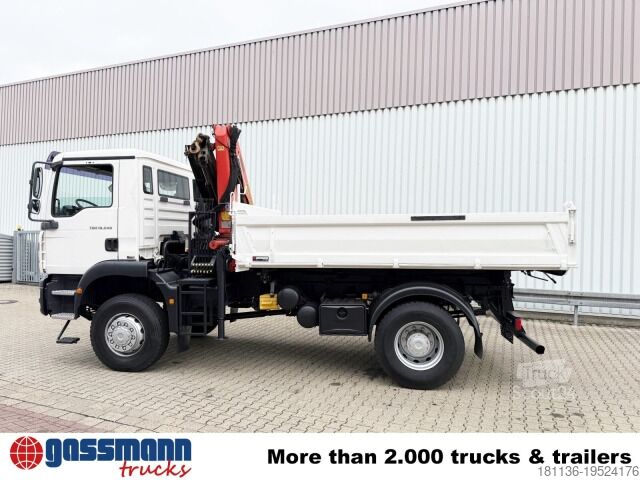 Саміоскид MAN TGM 18.240 4x4 BB mit Kran Palfinger PK9501