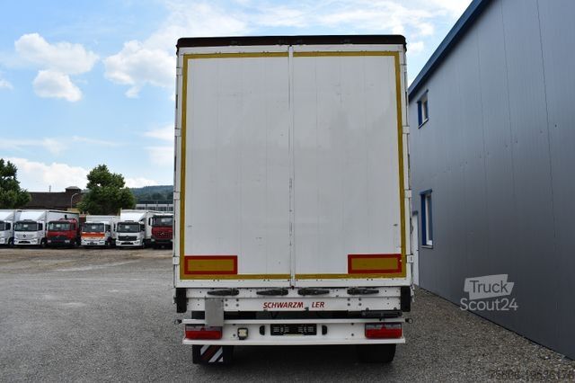 Open trailer with tarp SCHWARZMÜLLER PA 2/E BPW Durchlade Edscha