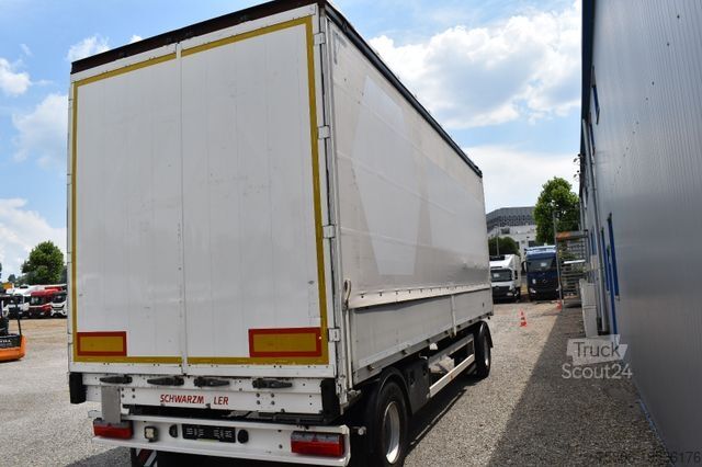 Open trailer with tarp SCHWARZMÜLLER PA 2/E BPW Durchlade Edscha