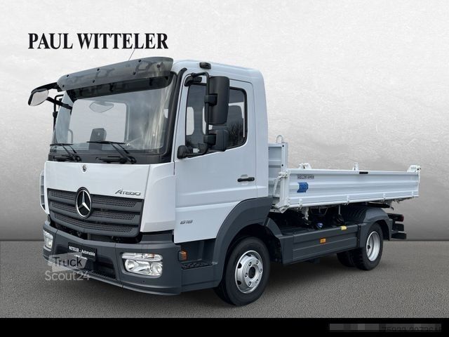 Dodávkový podvozek MERCEDES-BENZ Atego 818 K 4x2 3-S.-Kipper+Klima+2xAHK+2200 km!