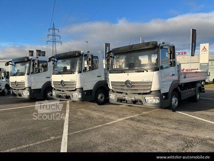 Dodávkový podvozek MERCEDES-BENZ Atego 818 K 4x2 3-S.-Kipper+Klima+2xAHK+2200 km!