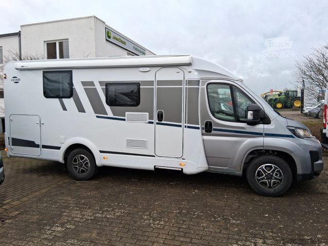 Ημιενσωματωμένο αυτοκινούμενο τροχόσπιτο CARADO V 339 *Queensbett*pro+ Paket*Fußbodenerwärmung*