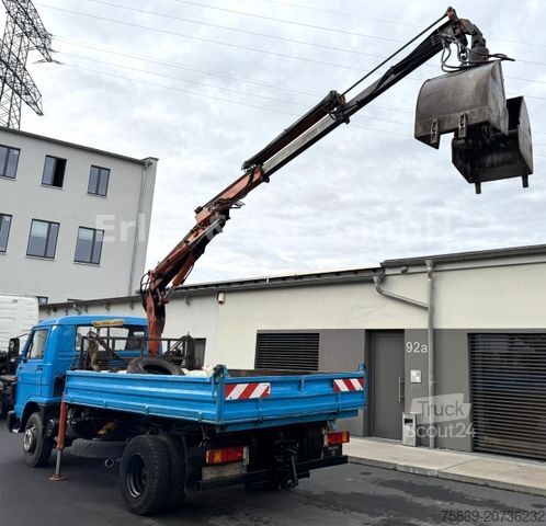 Трьохсторонній самоскид MAN 10.150, Atlas 60.01, Greifer , TÜV