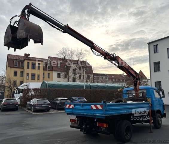 Трьохсторонній самоскид MAN 10.150, Atlas 60.01, Greifer , TÜV