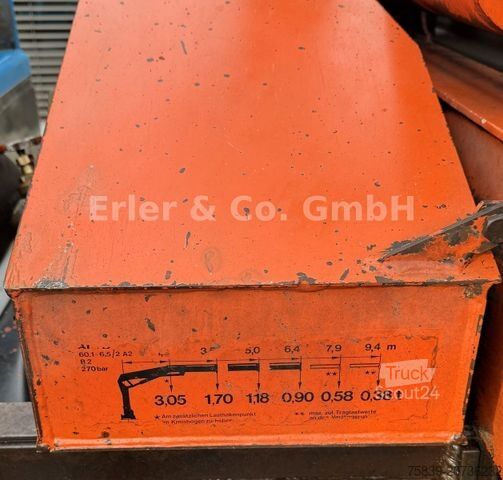 Трьохсторонній самоскид MAN 10.150, Atlas 60.01, Greifer , TÜV