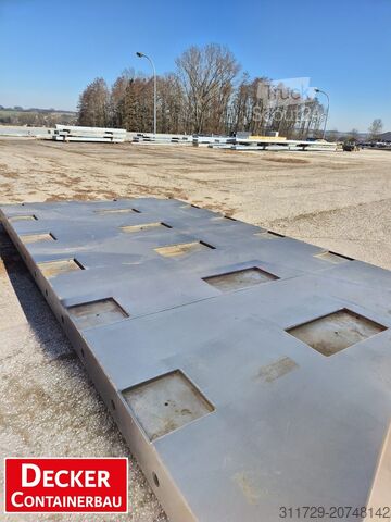 Roll-off container Decker Containerbau Plattform, Gitterbox,Abrollcontainer