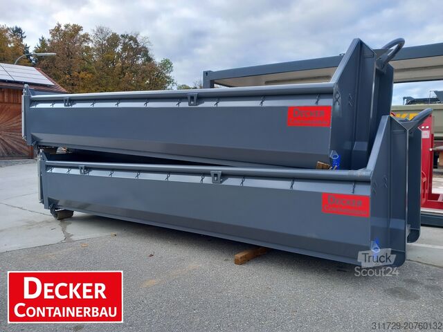 Container Decker Containerbau Abrollcontainer, Bayernbox, Pendelklappe