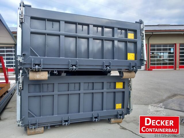Container Decker Containerbau Abrollcontainer, Bayernbox, Pendelklappe