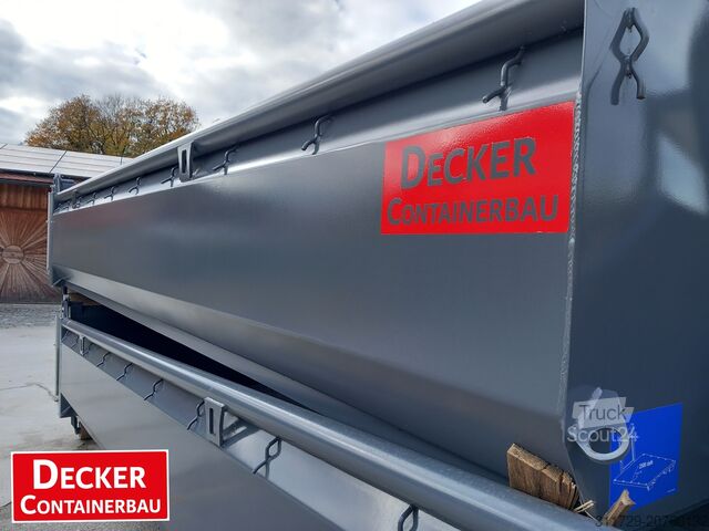 Container Decker Containerbau Abrollcontainer, Bayernbox, Pendelklappe