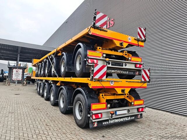 Remorque à plate-forme Faymonville F-S46-1AAB Ballasttrailer 4 Pieces!
