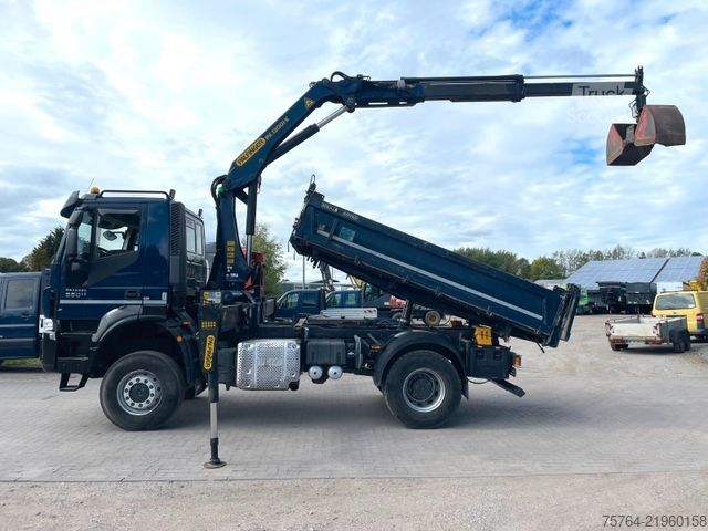 Lastebilmontert kran IVECO Trakker 360/AD190/Pafinger 13.001/Meiller/1.Hand