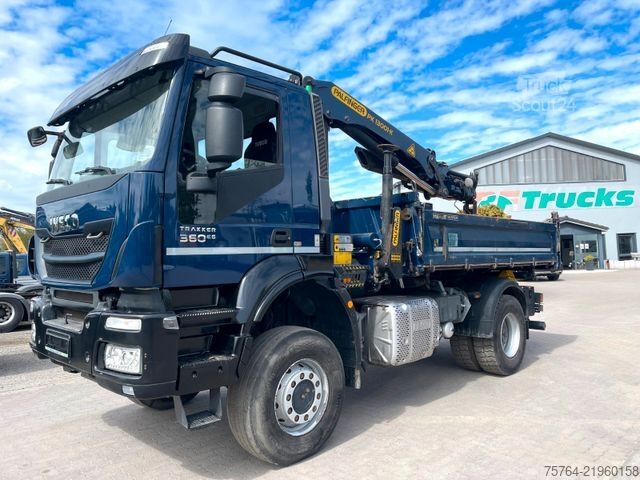 Lastebilmontert kran IVECO Trakker 360/AD190/Pafinger 13.001/Meiller/1.Hand