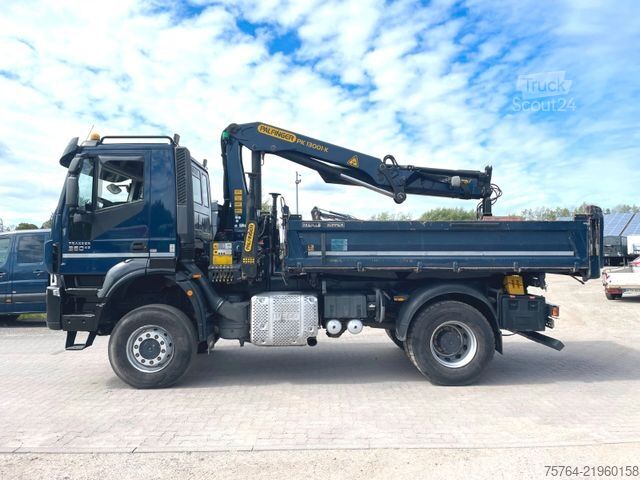Lastebilmontert kran IVECO Trakker 360/AD190/Pafinger 13.001/Meiller/1.Hand