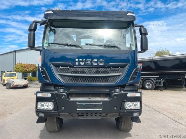 Lastebilmontert kran IVECO Trakker 360/AD190/Pafinger 13.001/Meiller/1.Hand