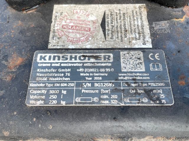 Lastebilmontert kran IVECO Trakker 360/AD190/Pafinger 13.001/Meiller/1.Hand