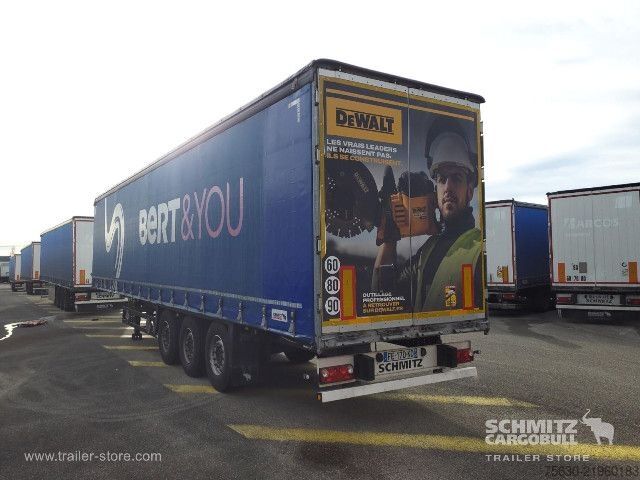 Auflieger mit Pritsche & Plane Schmitz Cargobull Semitrailer Curtainsider Standard