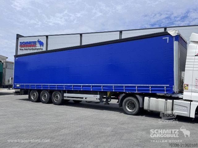 Auflieger mit Pritsche & Plane Schmitz Cargobull Curtainsider Standard