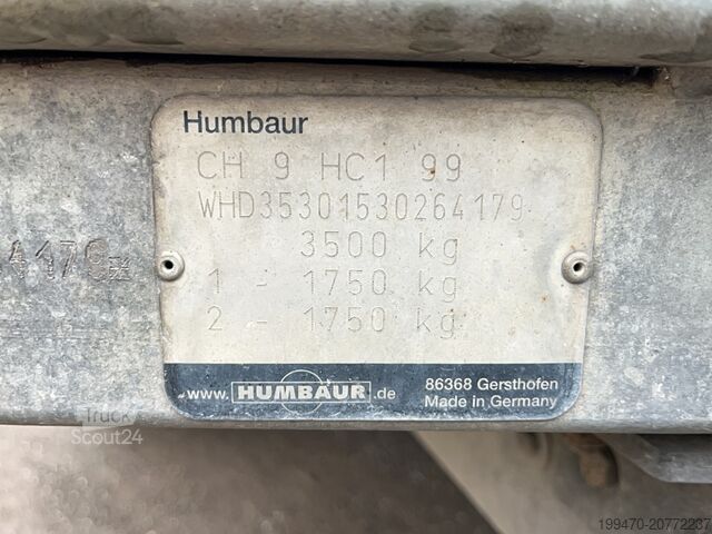 Dieplader oplegger Humbaur CH9