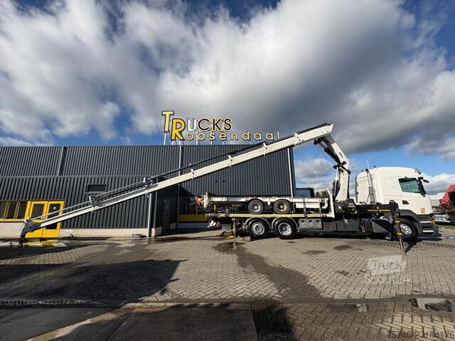 Scania R 450 + HIAB 422 E-6---6X EXT.+ EURO 6 + 6X2 + ESSIEU DIRECTEUR/élévateur + MANUEL + TÉLÉCOMM Scania R 450 + HIAB 422 E-6---6X EXT.+ EURO 6 + 6X2 + ...