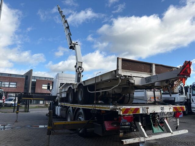 Scania R 450 + HIAB 422 E-6---6X EXT.+ EURO 6 + 6X2 + ESSIEU DIRECTEUR/élévateur + MANUEL + TÉLÉCOMM Scania R 450 + HIAB 422 E-6---6X EXT.+ EURO 6 + 6X2 + ...