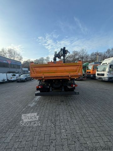 Basculantă MERCEDES-BENZ 1832 Actros Kipper mit Hiab Kran XS111 org.98 Tk