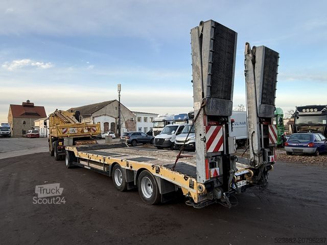 Prikolica z nizko platformo SCHWARZMÜLLER hydr. Rampen*verbreiterbar*Rungen*SAF*9m*